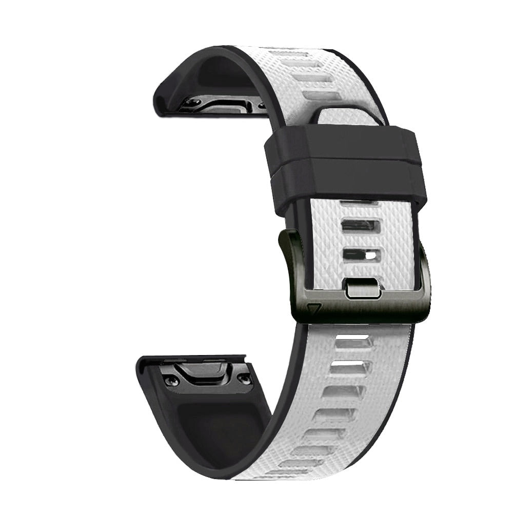 Pulseira Quick-Fit | 26mm (silicone) - 5 cores