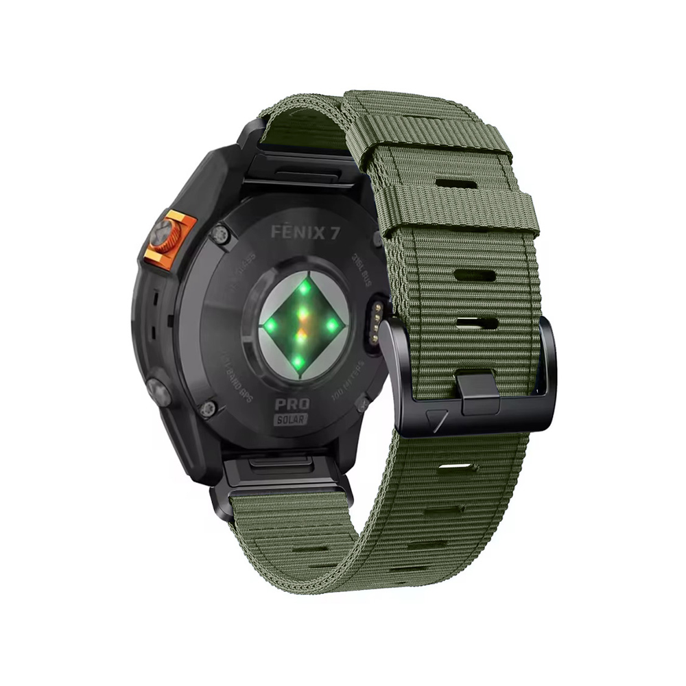 Paski do zegarka Quick-Fit | 22mm (nylon wojskowy) - 4 kolorów