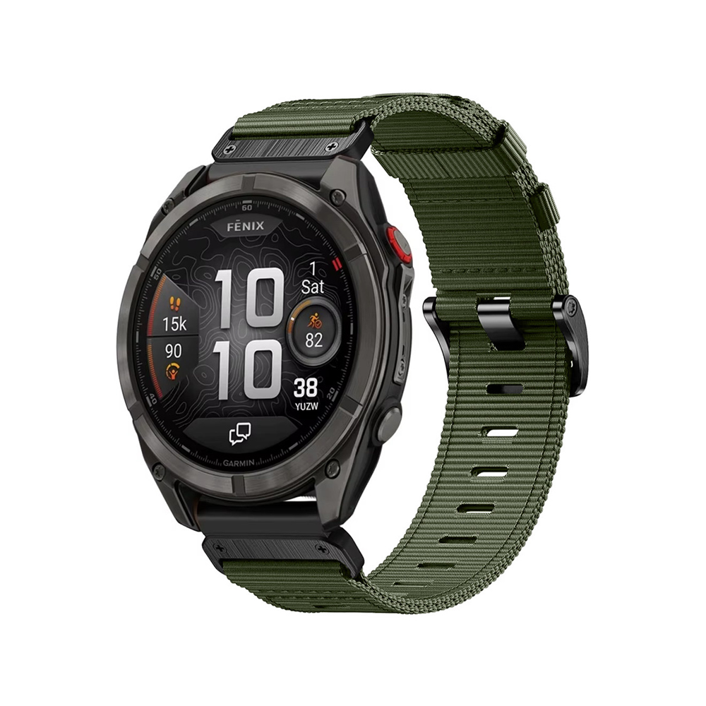 Paski do zegarka Quick-Fit | 22mm (nylon wojskowy) - 4 kolorów